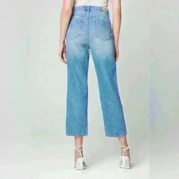 NEW BLANK NYC MSRP:$98) Baxter Rib Cage Straight Leg Jean W/Rips - 4 button fly! - Picture 4 of 5